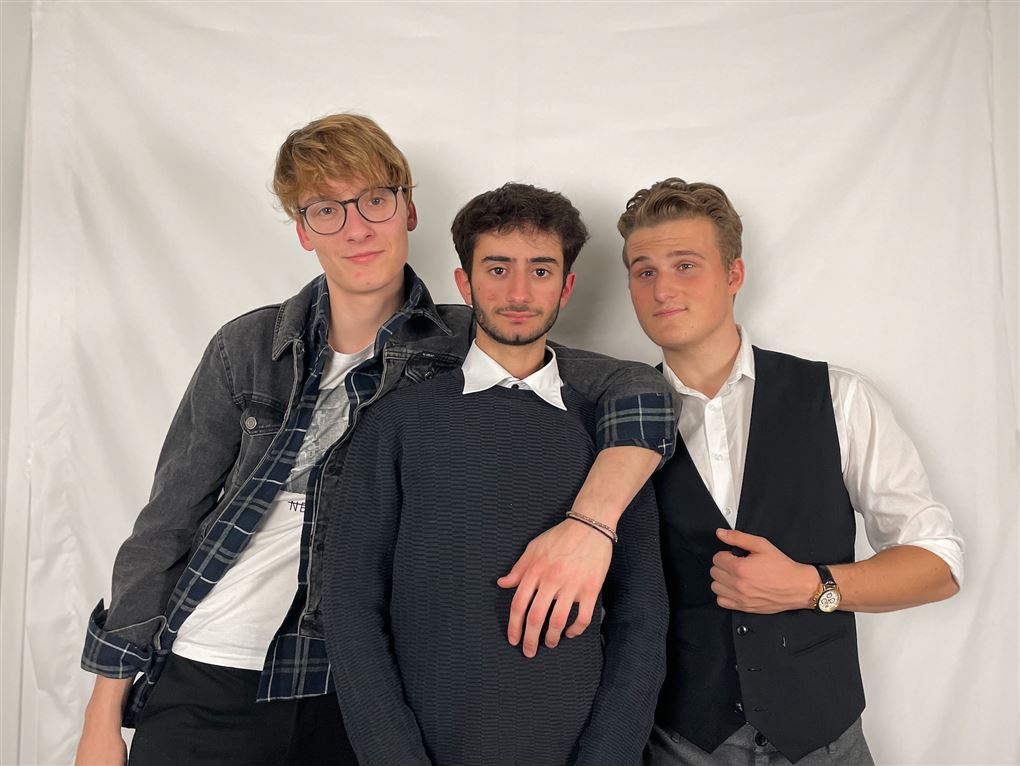 Tre unge mænd