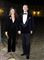 prinsesse Marie og prins Joachim i aften gallatøj. De er begge klædt i sort. 