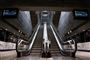 rulletrapper på metrostation 