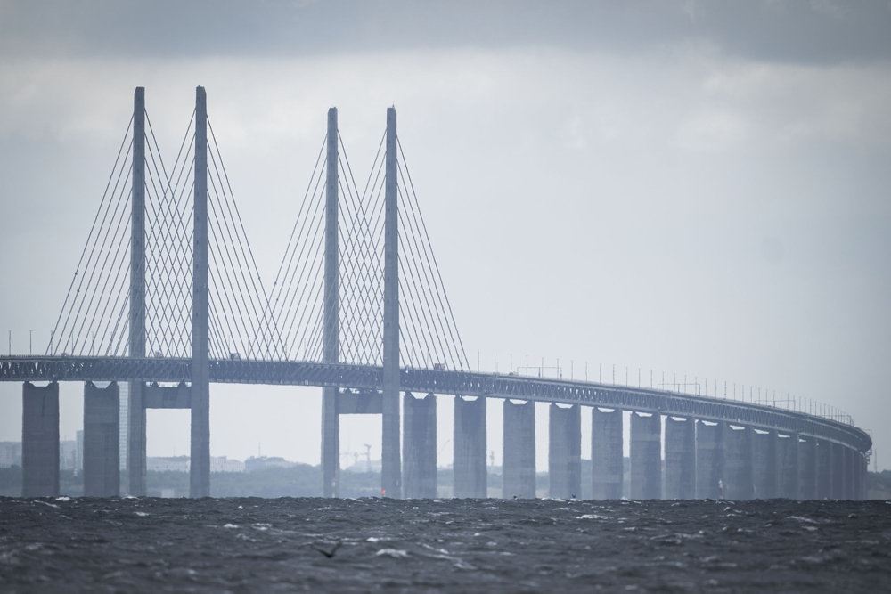 Øresundsbroen i gråvejr