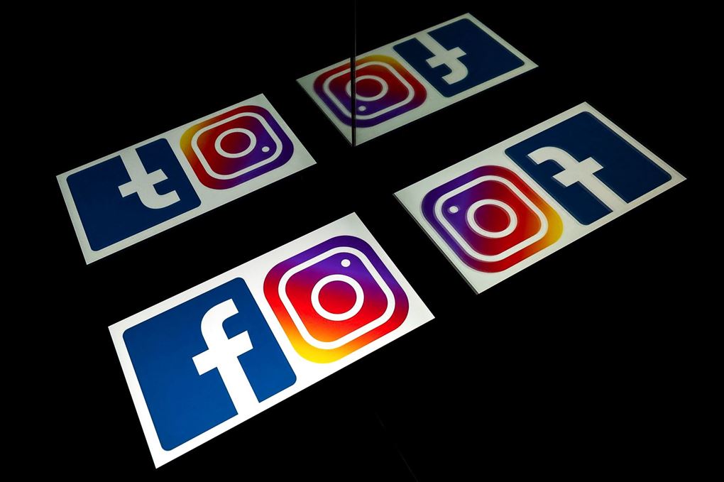 Instagram og Facebook-logo