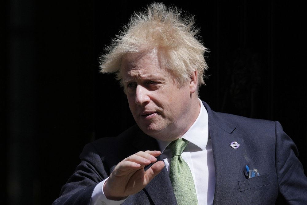 Boris Johnson ser forvirret ud