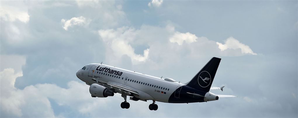 Billede af Lufthansa jet der letter