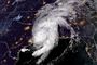satellitbillede af orkanen