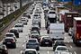 Tæt trafik på motorvej