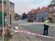 Fredensgade og Sønder Allé er afspærret