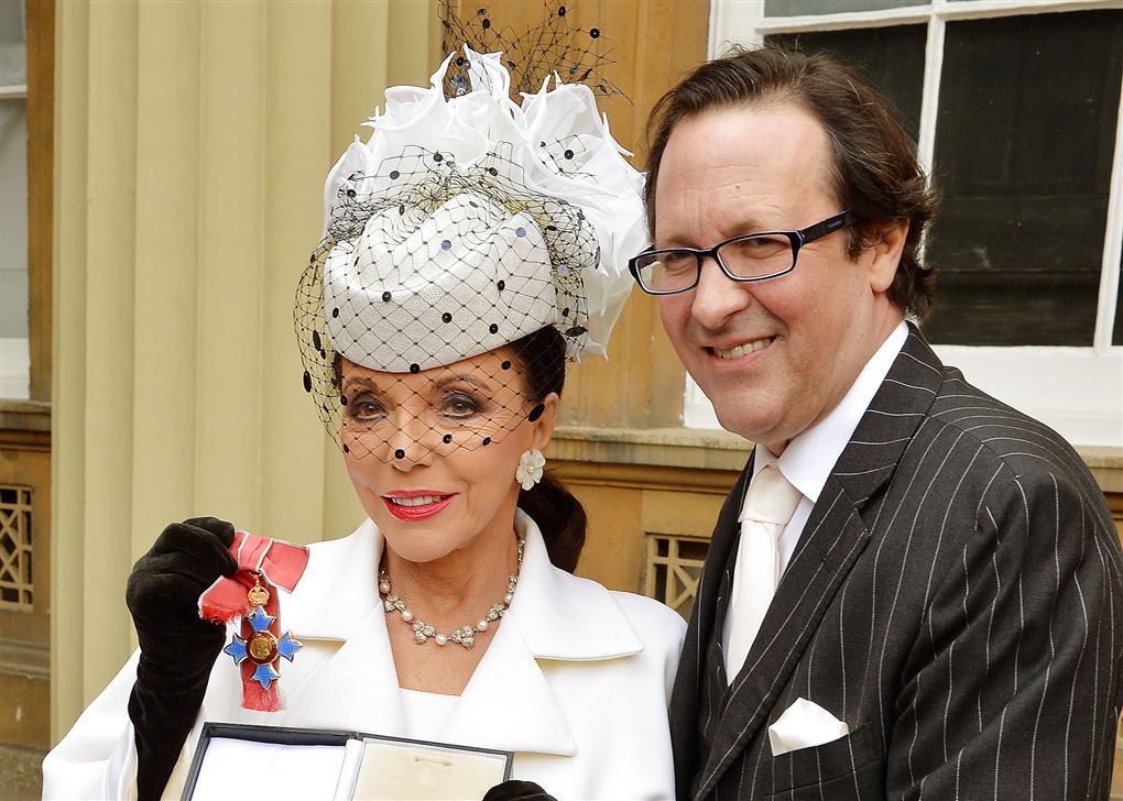 (Foto: Joan Collins og Percy Gibson)