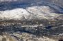 Norsk bjergområde set fra luften