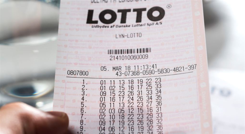 En lørdags lottokupon