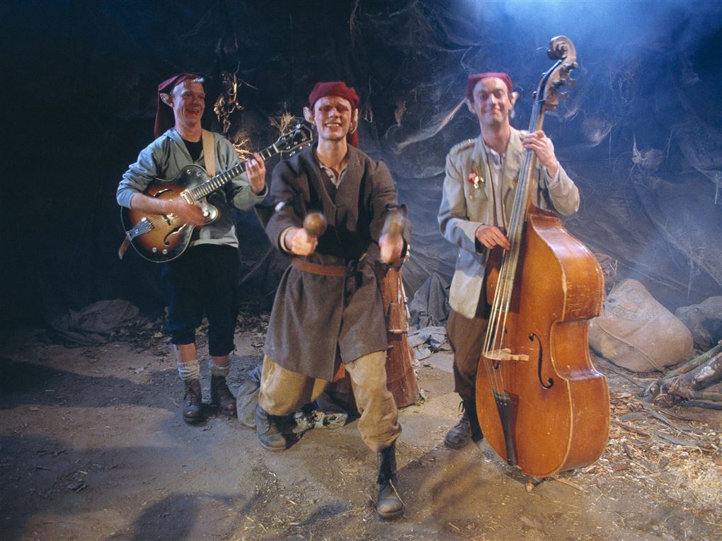 "The Julekalender”-trioen i et musiknummer