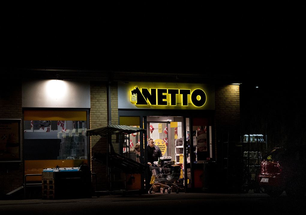 Indgang til Netto-butik