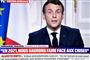Emmanuel Macron påm tv
