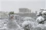 Akropolis er snedækket