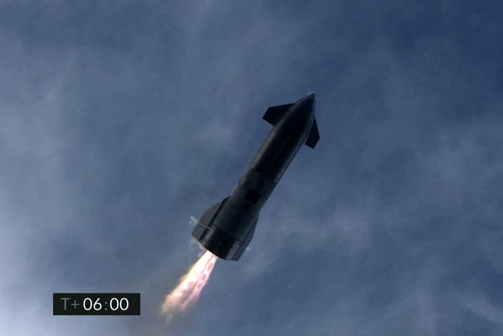 billede af SpaceX-raket