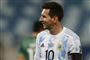 Smilende Lionel Messi i argentisk landsholdstrøje
