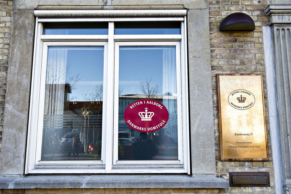 indgang til retten i Aalborg