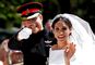 meghan og harry på bryllupsdagen