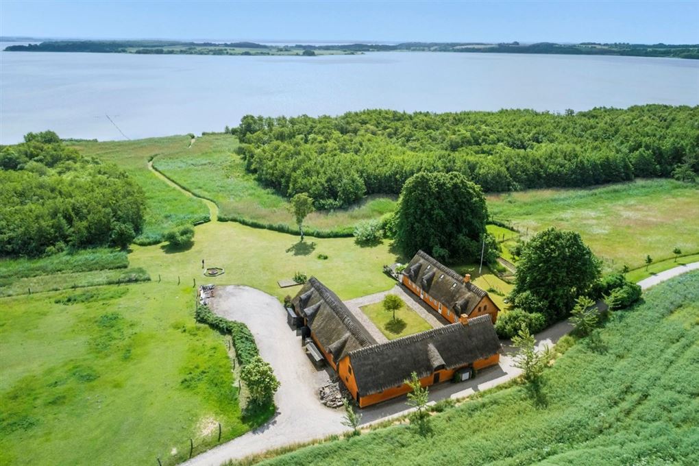 landsted set fra luften
