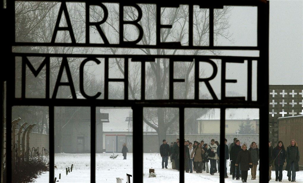 porten ind til Sachsenhausen koncentrationslejr