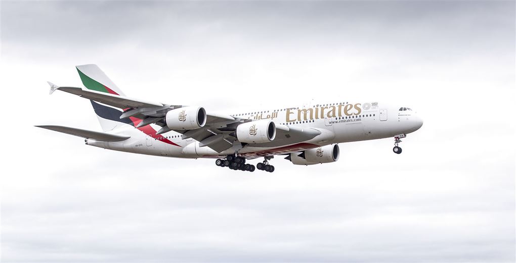 A380 ses i luften