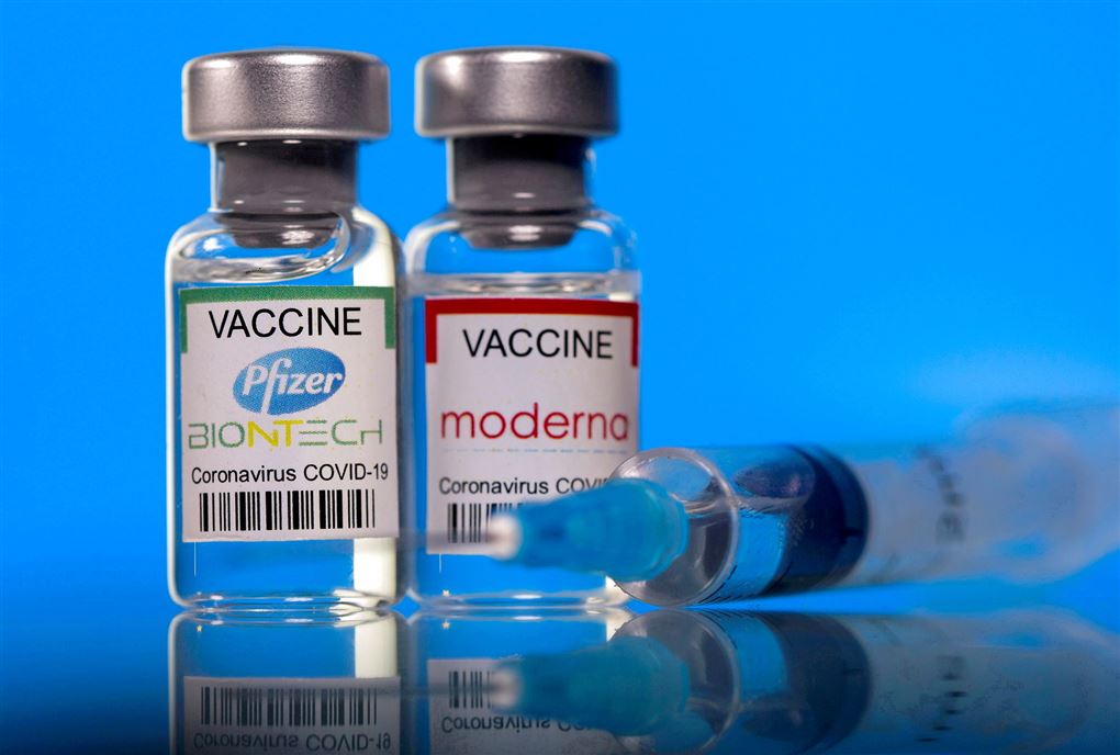 To reagensglas med vacciner
