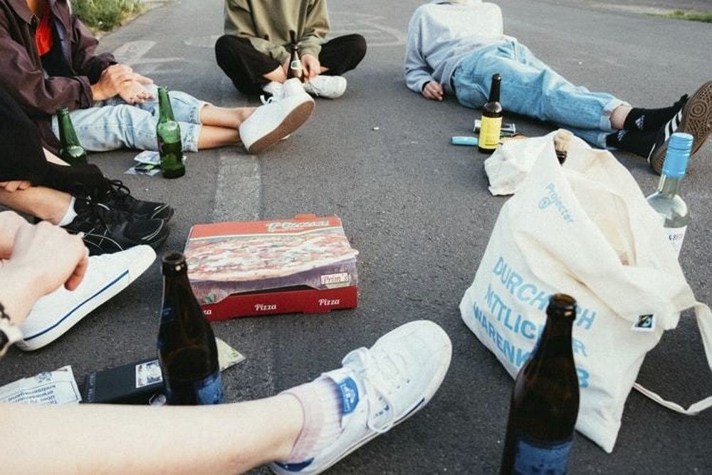 unge med alkohol