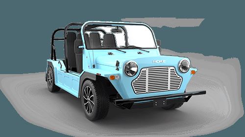Et modelbillede af de omtalte biler. Den ligner en krydsning mellem en jeep og en golfvogn.