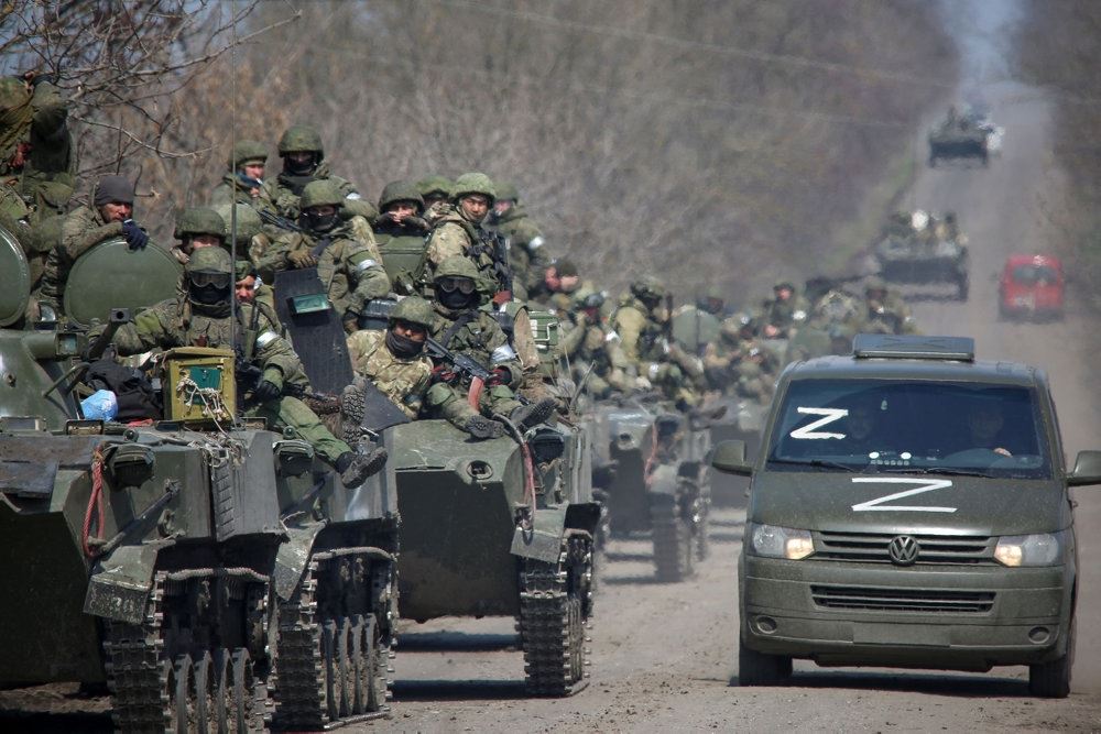 Russiske styrker med kurs mod Mariupol, 