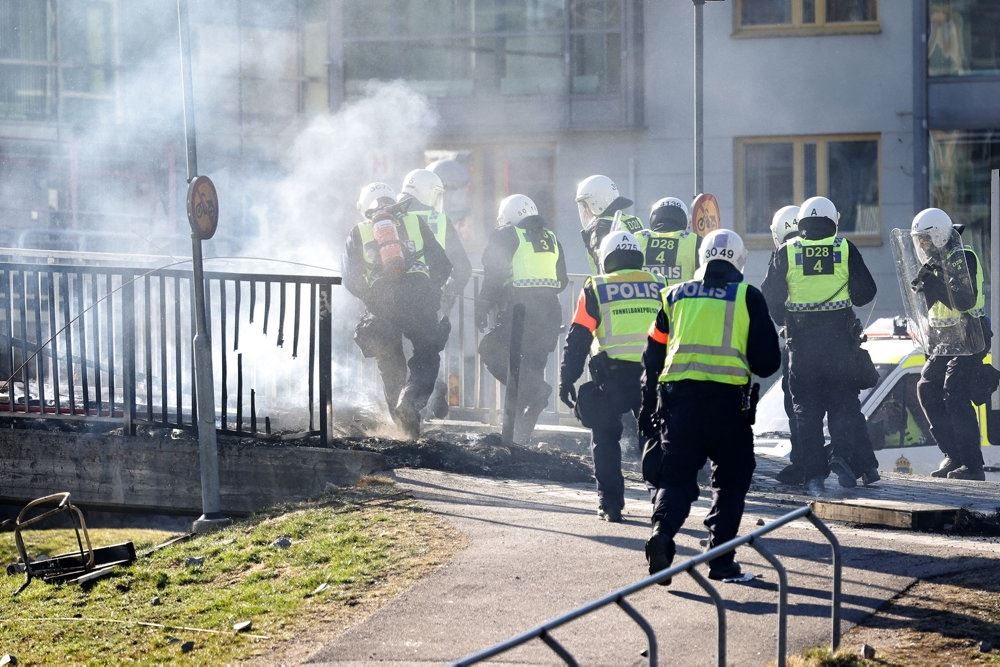 Politi ved demonstrationer