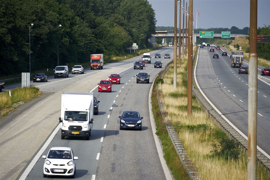 Trafik på motorvej