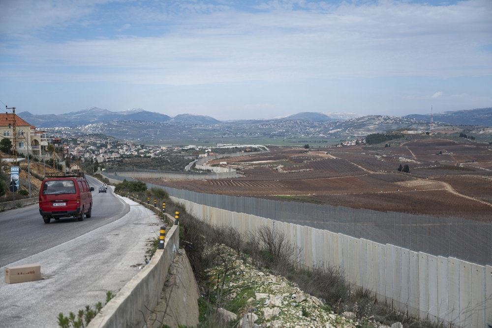 grænsen mellem israel og libanon