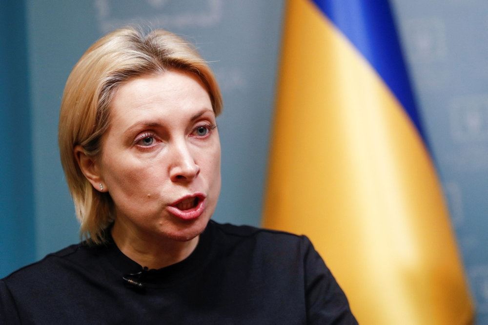 Vicepremierminister i Ukraine Iryna Veresjtjuk 