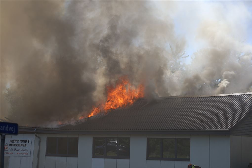 Brand i maskinfabrik