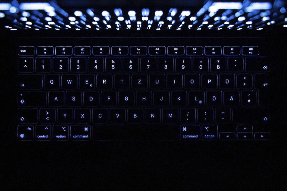 tastatur på computer