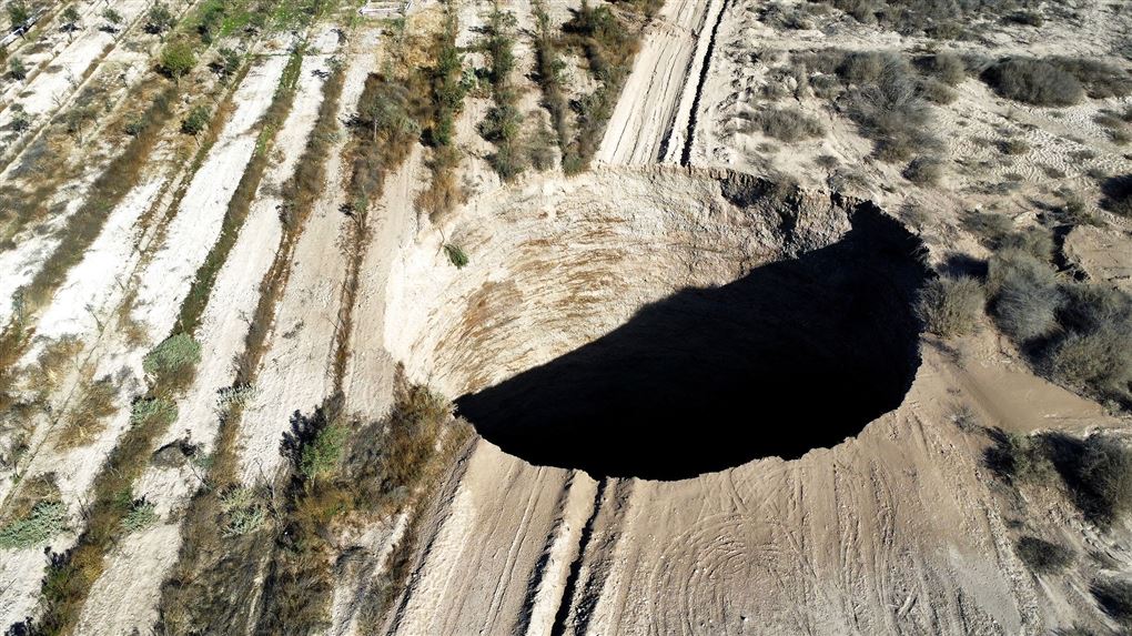 Et gigantisk hul i jorden