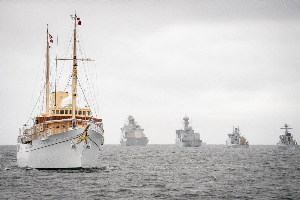 skib på havet