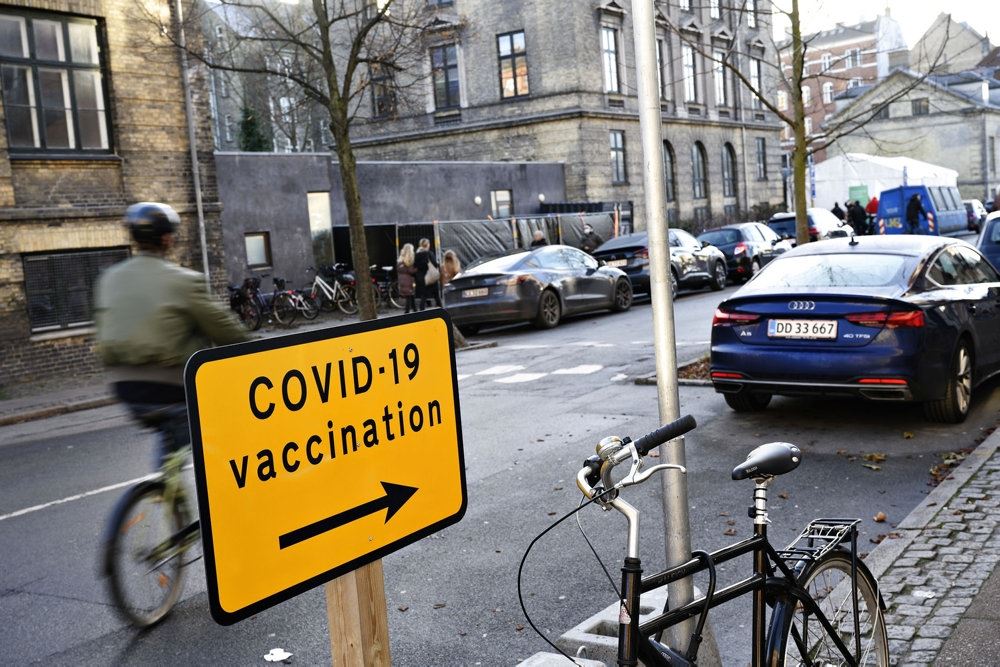 Kø til vaccine