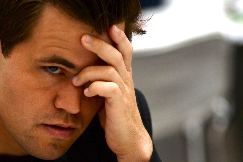portræt af mand - skakspiller Magnus Carlsen