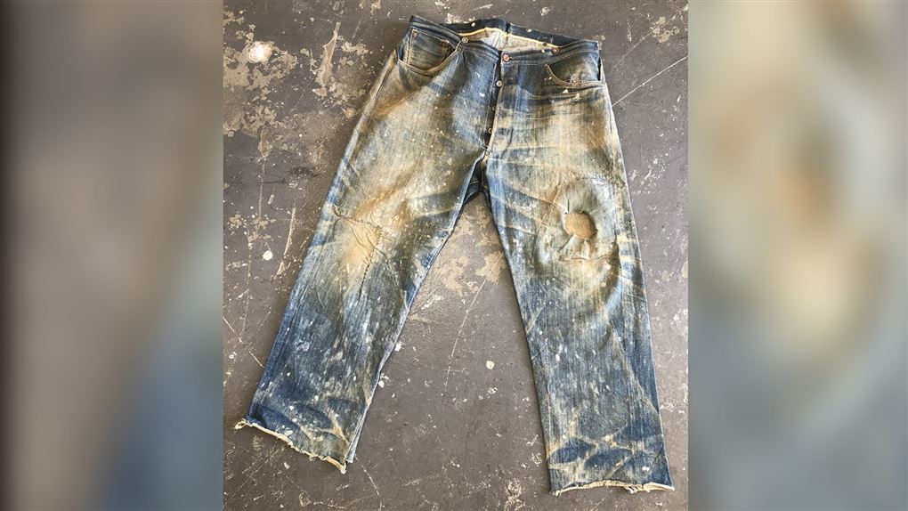 Meget slidte jeans