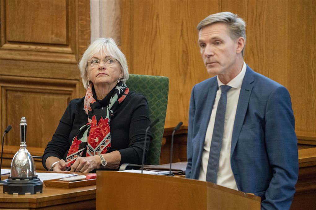Pia Kjærsgaard og Kristian Thulesen Dahl i Folketinget.