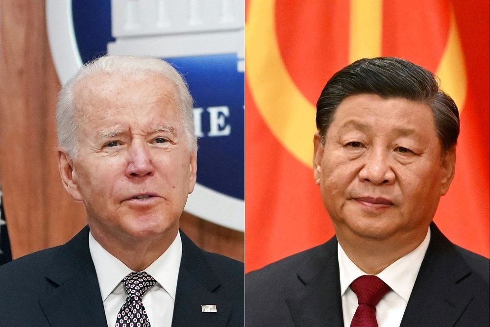 to portrætter an mænd - præsidenter fra usa og kina