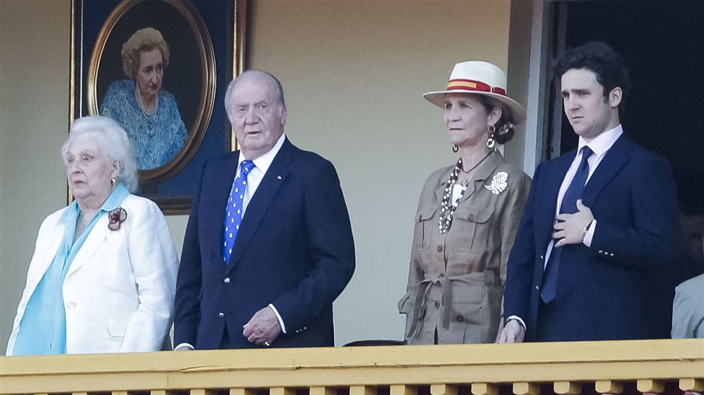 Spanske kongelig på balkon