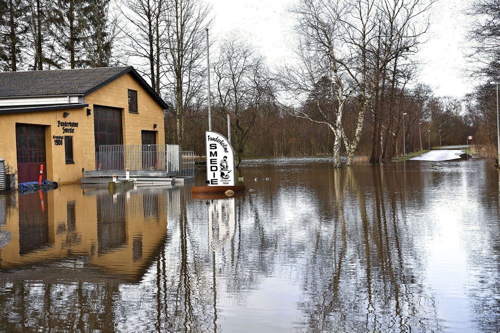 oversvømmelse ved hus