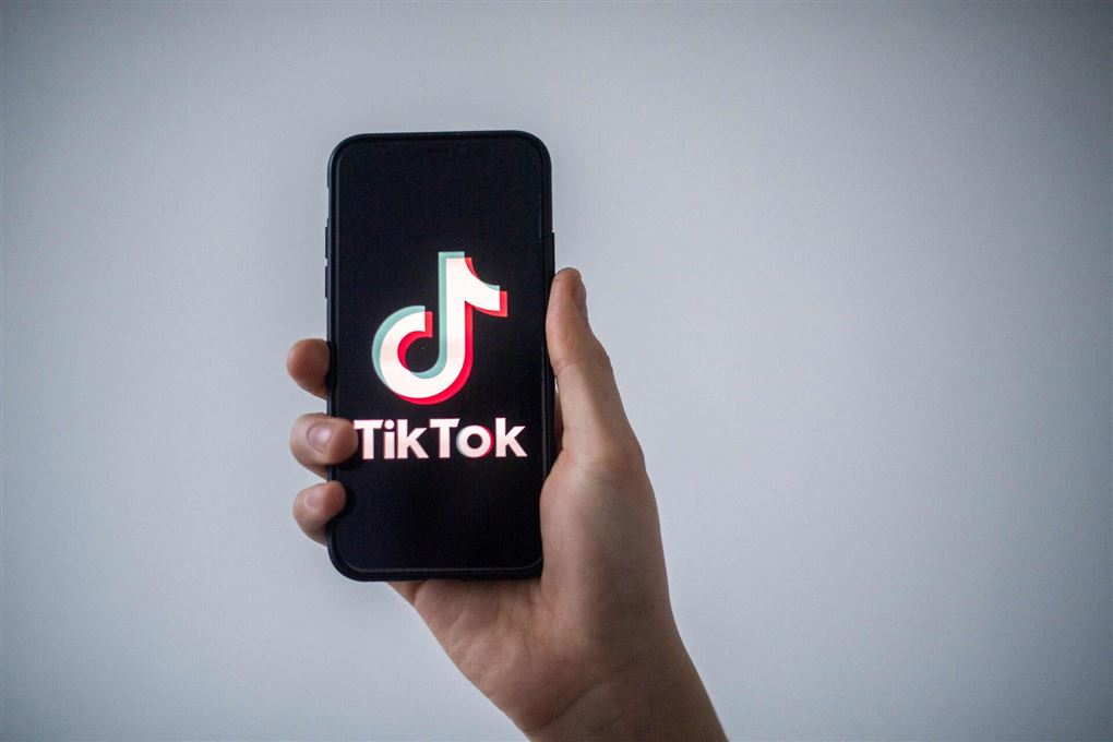TikTok-logo på telefon