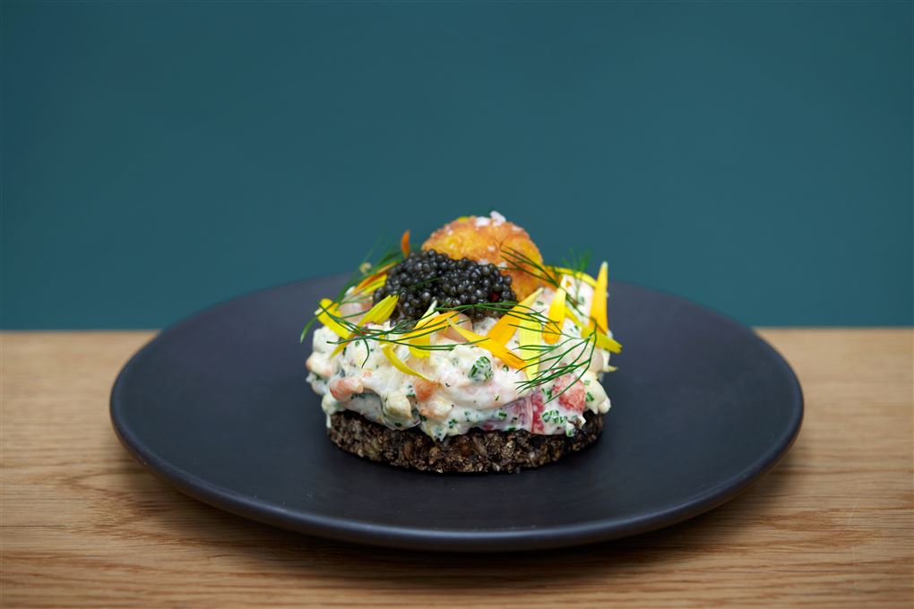 Et stykke smørrebrød
