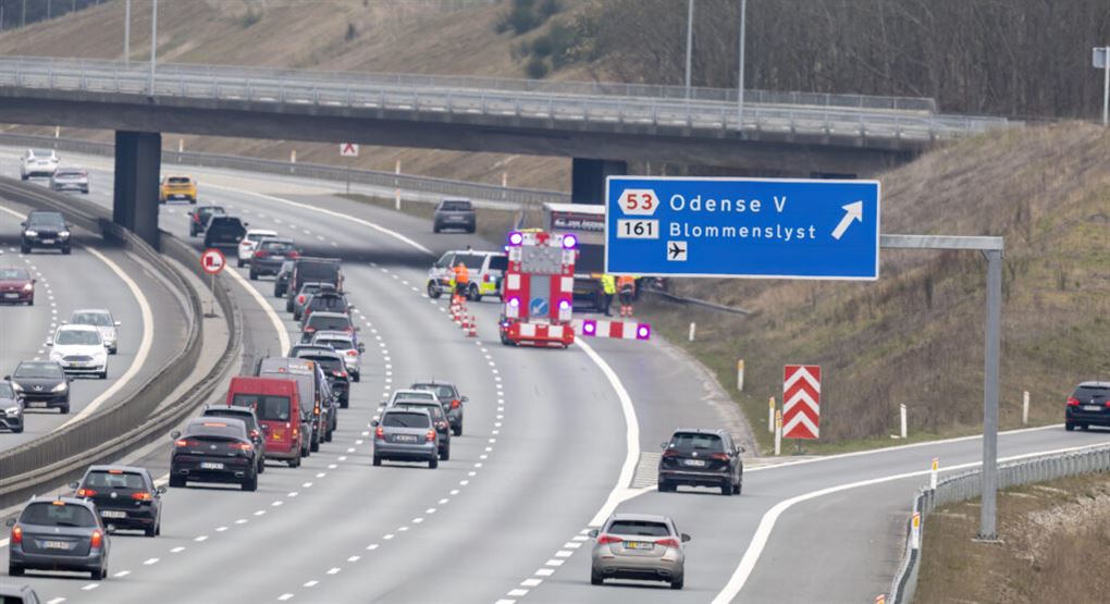 kolonnekørsel på mortorvej