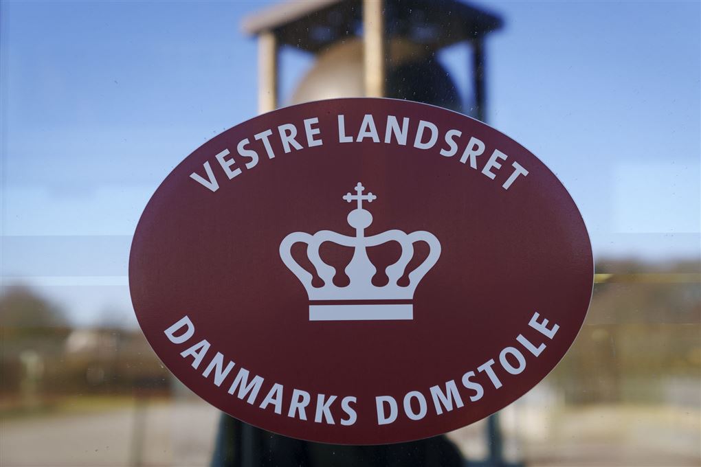 skilt foran vestre landsret