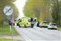 Ambulancer og politibiler på landevej
