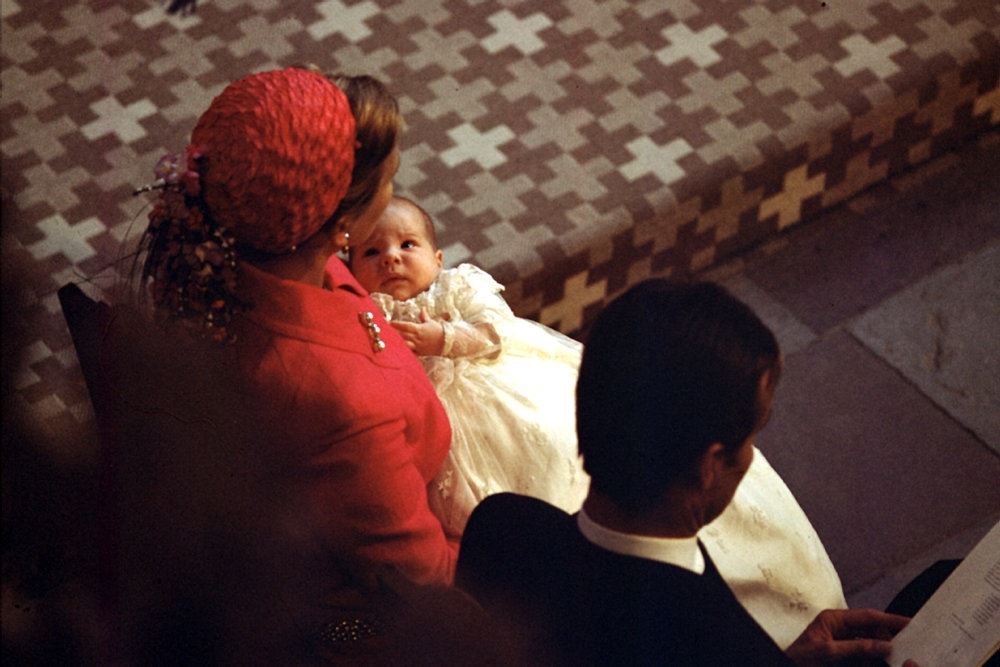 Prins Joachim til sin barnedåb
