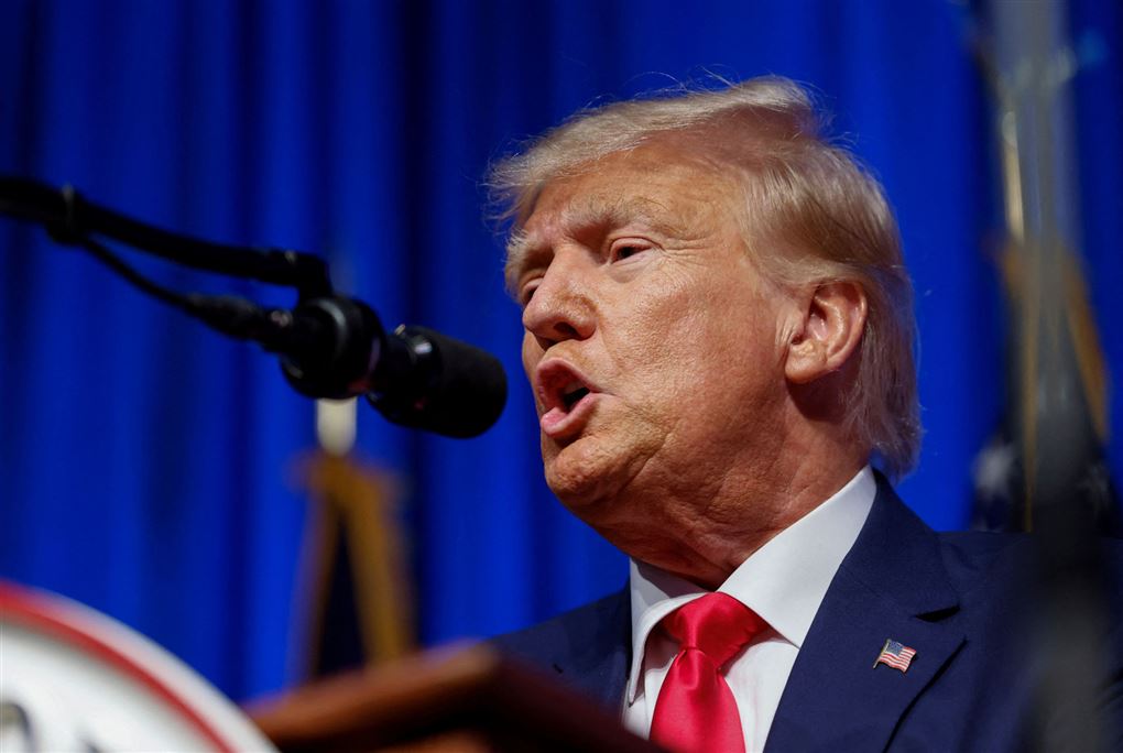 Donald Trump taler